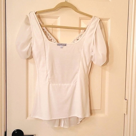 Moa Moa Embroided Bodice Blouse - Picture 11 of 14